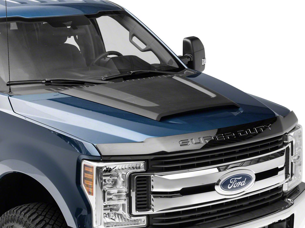 Air Design F-250 Super Duty Hood Scoop; Satin Black Fo23a01 (17-22 F 