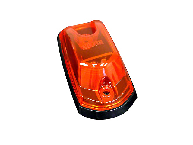 Single LED Roof Cab Light; Amber Lens (17-22 F-350 Super Duty)