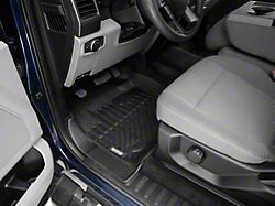 Proven Ground Precision Molded Front Floor Liners; Black (17-26 F-250 Super Duty w/ Front Bucket Seats)