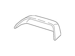 Ford Towing Mirror Cover; Unpainted; Driver Side (17-22 F-250/F-350 Super Duty)