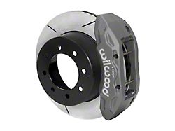 Wilwood TX6R Rear Big Brake Kit with 16-Inch Slotted Rotors; Anodized Clear Calipers (13-22 4WD F-250/F-350 Super Duty)