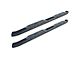 Raptor Series 5-Inch OE Style Curved Oval Side Step Bars; Black (07-21 Tundra Double Cab)