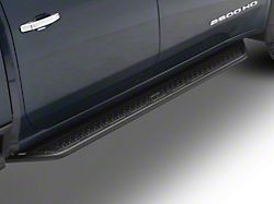 Go Rhino Dominator Xtreme D6 Side Step Bars; Textured Black (20-26 Sierra 3500 HD Crew Cab)