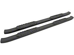 Rough Country Oval Nerf Side Step Bars; Black (19-23 Sierra 1500 Crew Cab)