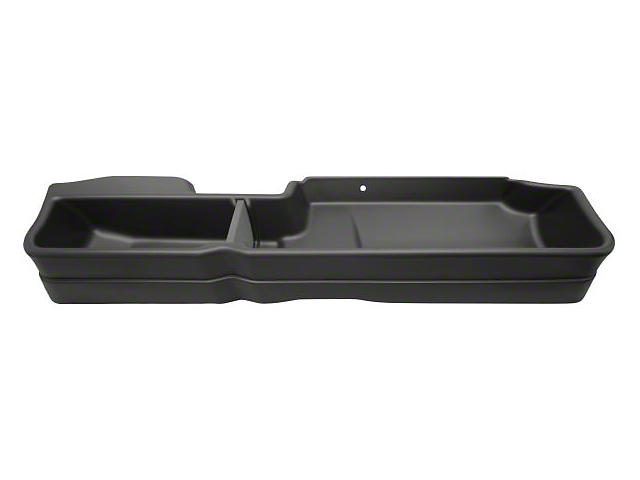 Husky GearBox Under Seat Storage Box; Black (20-22 Sierra 2500 HD Crew Cab)