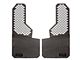8-Inch Rek Mesh Offset Mud Flaps; Front OR Rear; Black (Universal; Some Adaptation May Be Required)