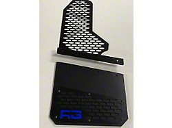 8-Inch Rek Mesh Offset Mud Flaps; Front or Rear; Blue (Universal; Some Adaptation May Be Required)