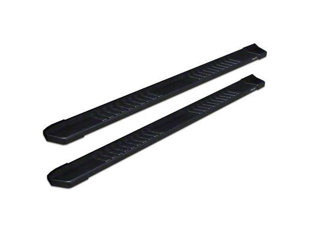 Raptor Series 6-Inch OEM Style Slide Track Running Boards; Black Textured (07-21 Tundra Double Cab)