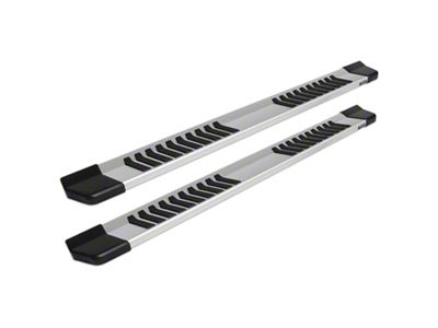 Raptor Series 6-Inch OEM Style Slide Track Running Boards; Brushed Aluminum (07-21 Tundra CrewMax)