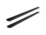 Raptor Series 5-Inch OEM Style Full Tread Slide Track Running Boards; Black Textured (20-26 Silverado 2500 HD Double Cab)