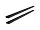 Raptor Series 5-Inch OEM Style Full Tread Slide Track Running Boards; Black Textured (05-23 Tacoma Double Cab)