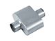 Street Series Street Flow 1 Chamber Aluminized Center/Center Muffler; 3-Inch Inlet/3-Inch Outlet (Universal; Some Adaptation May Be Required)