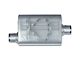 Street Series Street Flow 2 Chamber Aluminized Offset/Center Muffler; 2.50-Inch Inlet/2.50-Inch Outlet (Universal; Some Adaptation May Be Required)