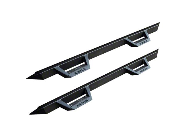 Magnum RT Drop Side Step Bars; Black Textured (07-21 Tundra Double Cab)