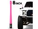 EcoAuto Flexible Replacement Antenna; 8-Inch; Pink (21-24 Bronco)