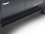 Barricade Rattler Running Boards; Black (20-26 Sierra 3500 HD Crew Cab)