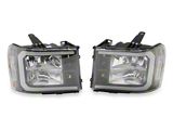 Raxiom LED Bar Headlight; Chrome Housing; Clear Lens (07-14 Sierra 3500 HD)