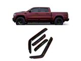 Rain Guards; Smoke (20-26 Silverado 2500 HD Double Cab)