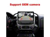 Top Display by Navos 10.10-Inch QLED Radio Upgrade with 8-Core CPU; 2GB RAM; 32 GB ROM (15-19 Sierra 3500 HD w/o Bose System)