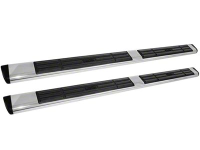 Premier 6 Oval Nerf Side Step Bars with Mounting Kit; Stainless Steel (07-18 Jeep Wrangler JK 2-Door)