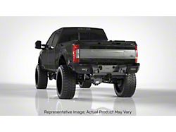 Road Armor iDentity iD Mesh Rear Bumper with Shackle End Pods and Accent Lights; Raw Steel (19-22 RAM 2500)