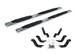 4-Inch 1000 Series Cab Length Side Step Bars; Stainless Steel (02-08 RAM 1500 Quad Cab)
