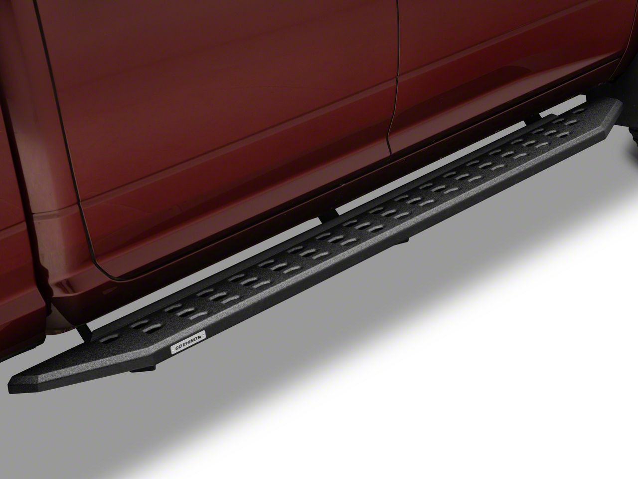 RAM 2500 RB20 Running Boards; Black Bedliner Coating (10-22 RAM 2500 ...