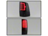 LED Tail Lights; Black Housing; Smoked Lens (13-18 RAM 2500 w/ Factory LED Tail Lights)