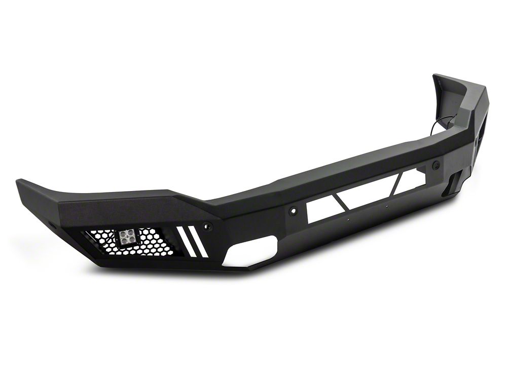 Complete Front Bumper Grille w/ Fog Light Lower Skid For 2013-2016 Ford