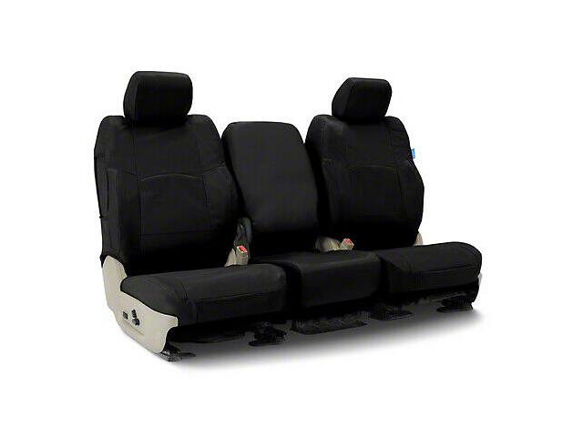 Coverking Cordura Ballistic Custom-Fit Front Seat Cover; Black (19-22 RAM 2500 w/ Bench Seat)
