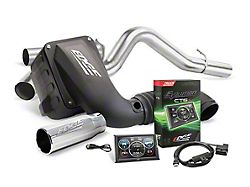 Edge Jammer Dry Cold Air Intake, Evolution CTS2 Tuner and Single Exhaust System Combo Kit; Stage 2 (10-12 6.7L RAM 2500)
