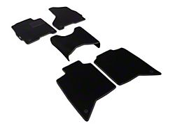 Custom Fit Front and Rear Floor Liners; Black (19-22 RAM 2500 Crew Cab)