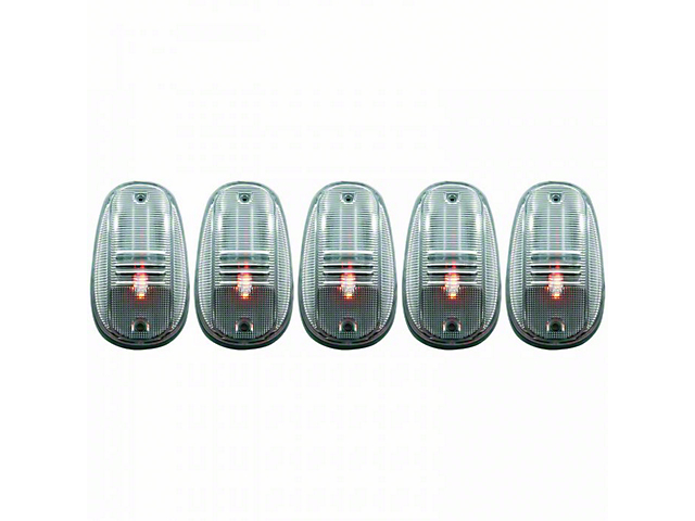 LED Replacement Cab Lights; Clear (03-17 RAM 2500)