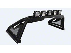 Go Rhino Sport Bar 2.0 Roll Bar with Power Actuated Retractable Light Mount; Textured Black (20-26 Silverado 2500 HD)