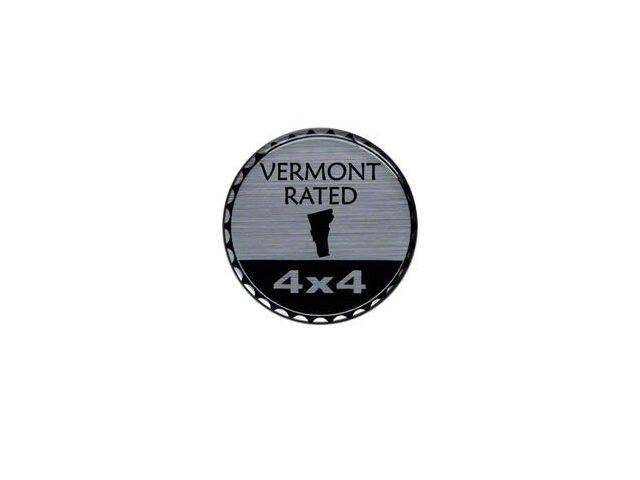 Vermont Rated Badge (Universal; Some Adaptation May Be Required)
