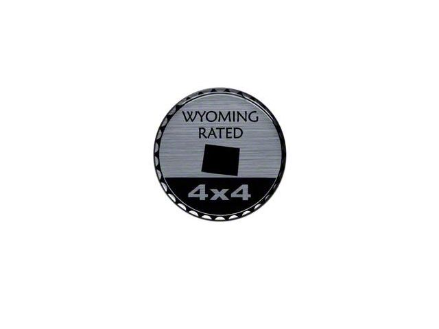 Wyoming Rated Badge (Universal; Some Adaptation May Be Required)