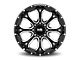 Hardrock Offroad BloodShot Xposed Gloss Black Milled 6-Lug Wheel; 22x12; -51mm Offset (05-15 Tacoma)