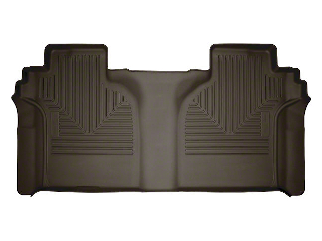 Husky X-Act Contour Second Seat Floor Liner; Full Coverage; Cocoa (20-22 Sierra 2500 HD Crew Cab)
