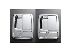 Door Handle; Polished; Left and Right Hand; Without Lock Hole Rear Door (11-15 F-250 Super Duty)