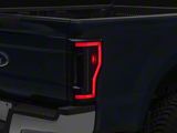 Renegade Series Sequential LED Tail Lights; Black Housing; Smoked Lens (17-19 F-350 Super Duty w/ Factory Halogen Non-BLIS Tail Lights)