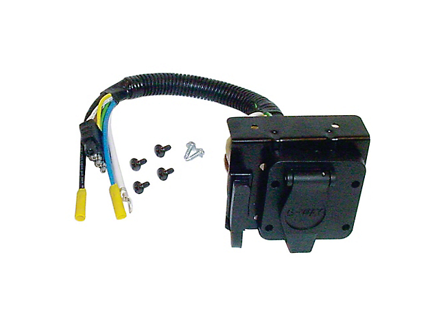 Trailer Connector Adapter; 7 to 6-Way (07-22 Sierra 2500 HD)