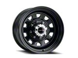 Vision Steel D Window Steel Gloss Black 8-Lug Wheel; 17x9; -12mm Offset (11-16 F-250 Super Duty)