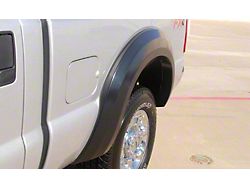 Elite Series Extra Wide Style Fender Flares; Rear; Smooth Black (11-16 F-250 Super Duty)