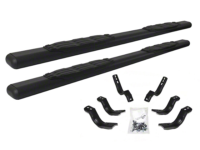 5-Inch 1000 Series Cab Length Side Step Bars; Textured Black (11-16 F-350 Super Duty SuperCab)
