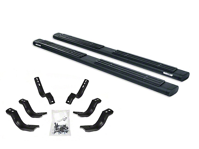 6-Inch OE Xtreme Side Step Bars; Textured Black (17-22 F-350 Super Duty SuperCab)