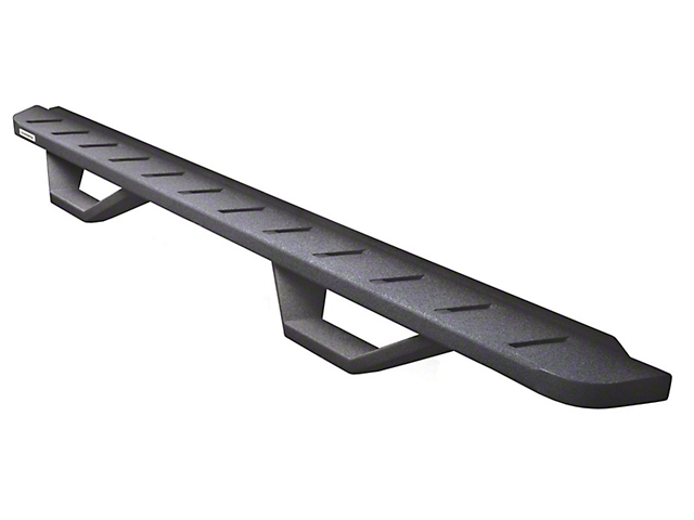 RB10 Running Boards with Drop Steps; Textured Black (11-16 F-350 Super Duty SuperCrew)