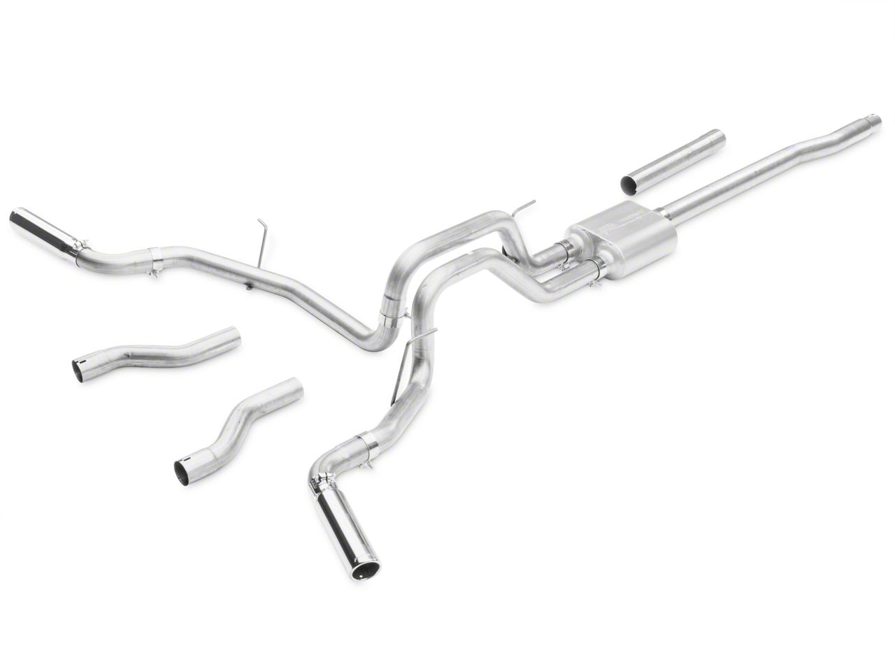 Flowmaster F-150 American Thunder Stainless Steel Dual Exhaust System ...