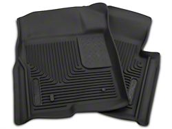 Husky X-Act Contour Front Floor Liners; Black (09-14 F-150)