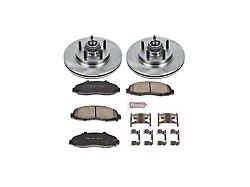 PowerStop OE Replacement 5 or 7-Lug Brake Rotor and Pad Kit; Front (Late 00-03 F-150; 99-03 F-150 Lightning)