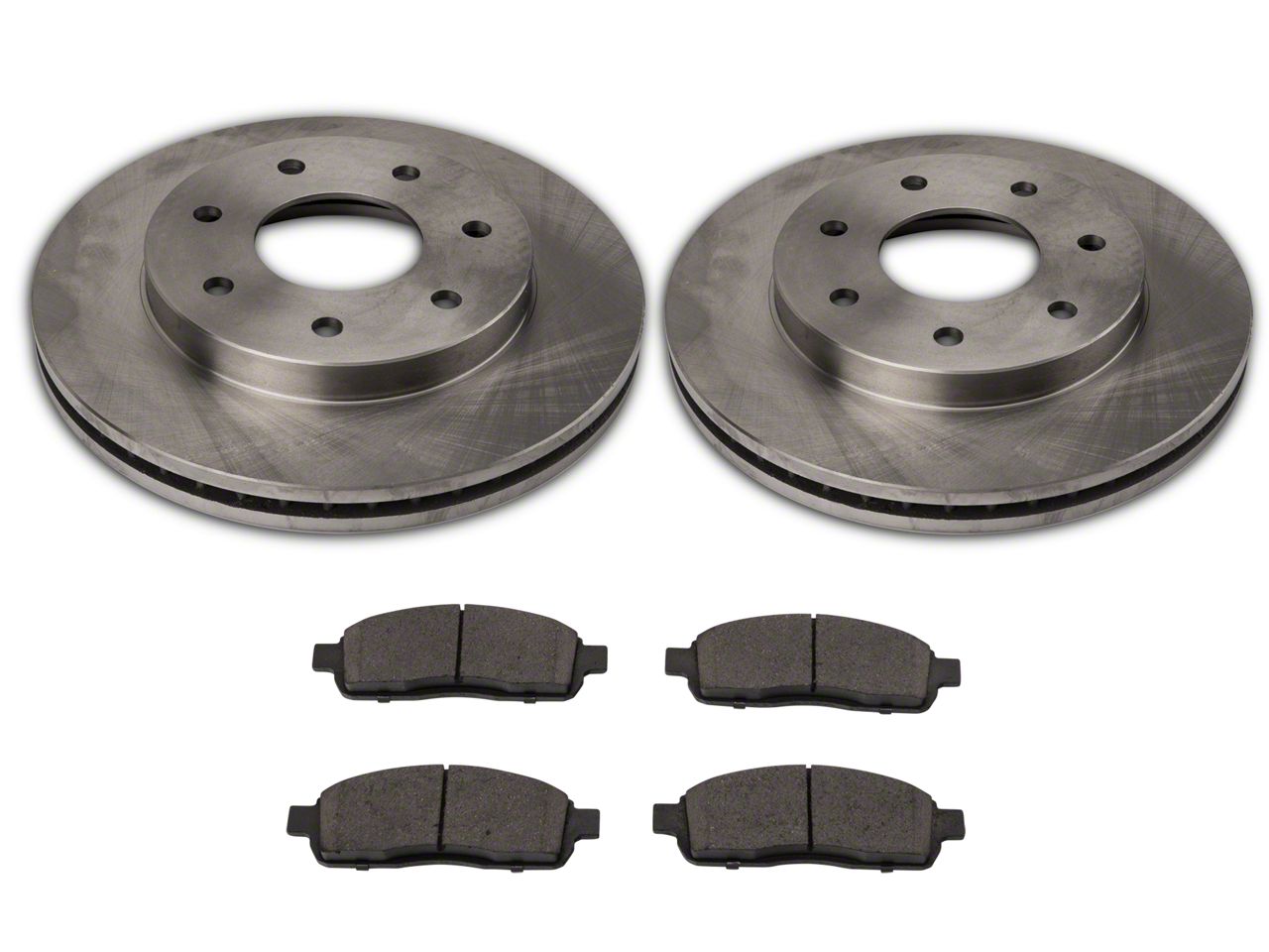 PowerStop F-150 OE Replacement 6 or 7-Lug Brake Rotor and Pad Kit